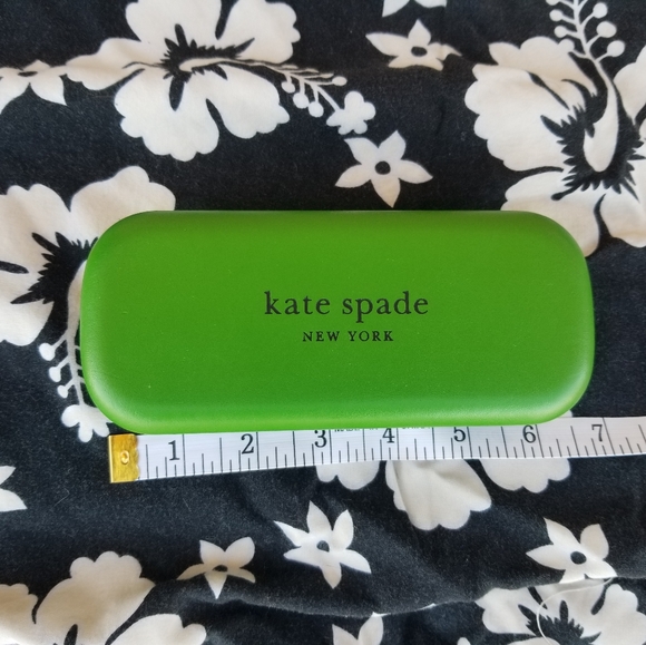 EUC KATE SPADE SUNGLASS CASE GREEN AND BLACK - Picture 6 of 10